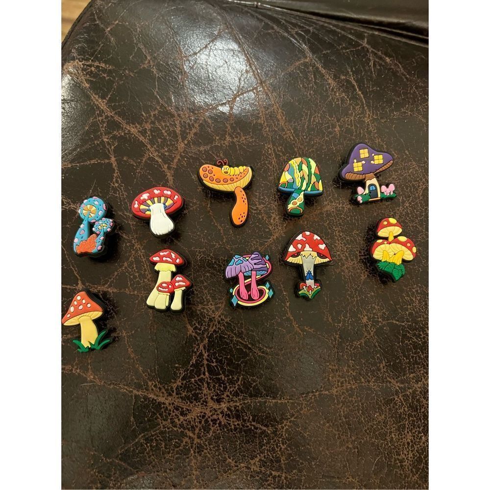 Mushroom Crocs Shoe Charms 10 Pack New #2